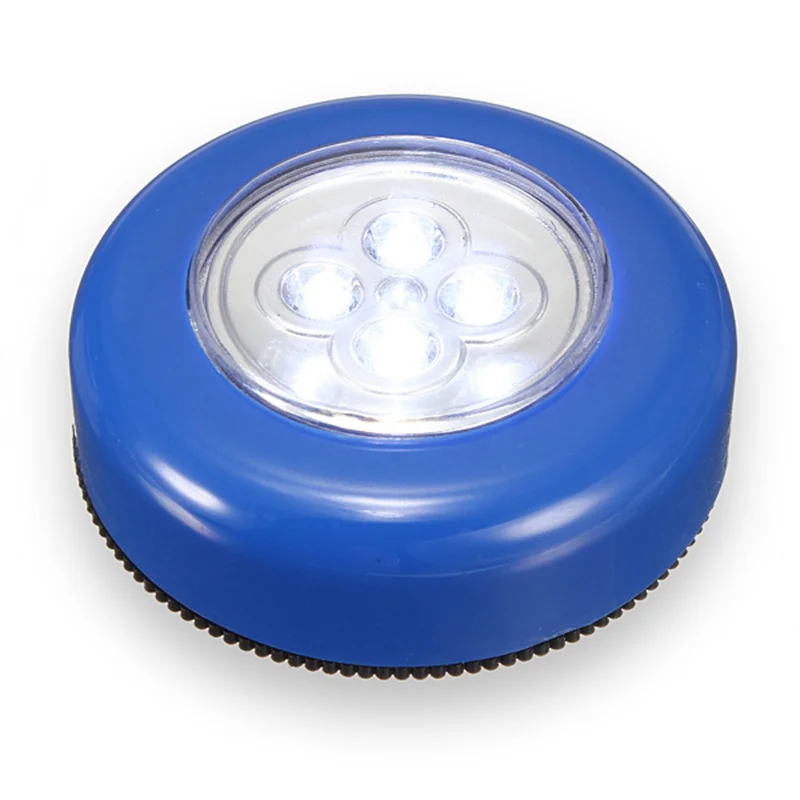 Миниатюрная светодиодная Ночная лампа в форме синих колес с питанием от