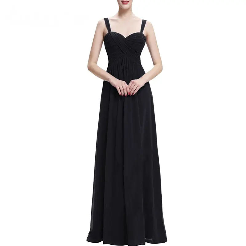 Женское повседневное шифоновое платье без бретелек длинное вечернее большого