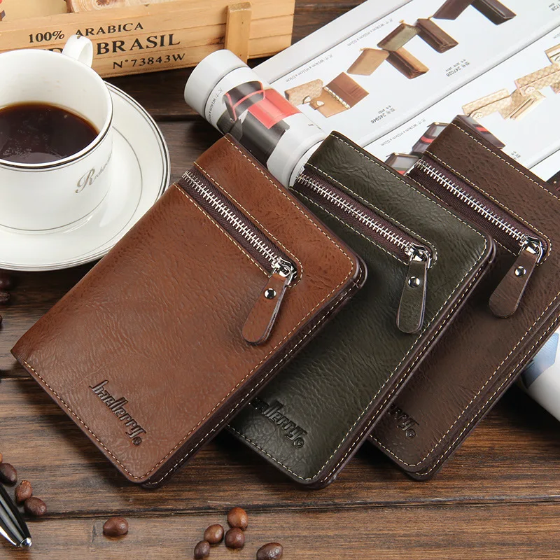 Baellerry мужской кошелек Новая длинная сумка на молнии из искусственной кожи