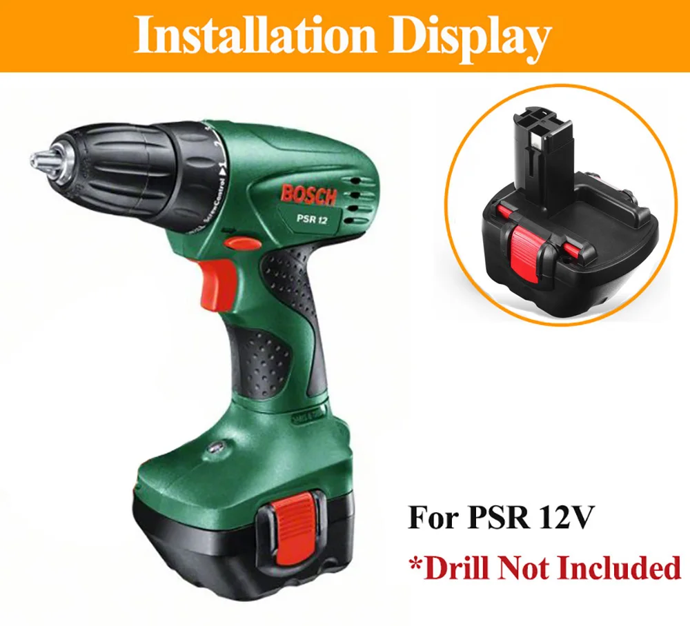 Для Bosch 12 V 2000 мА/ч, PSR 1200 аккумуляторная батарея GSR 12 V 2.0AH AHS GSB GSR 12 VE-2 BAT043 BAT045 BAT046 BAT049 BAT120 BAT139