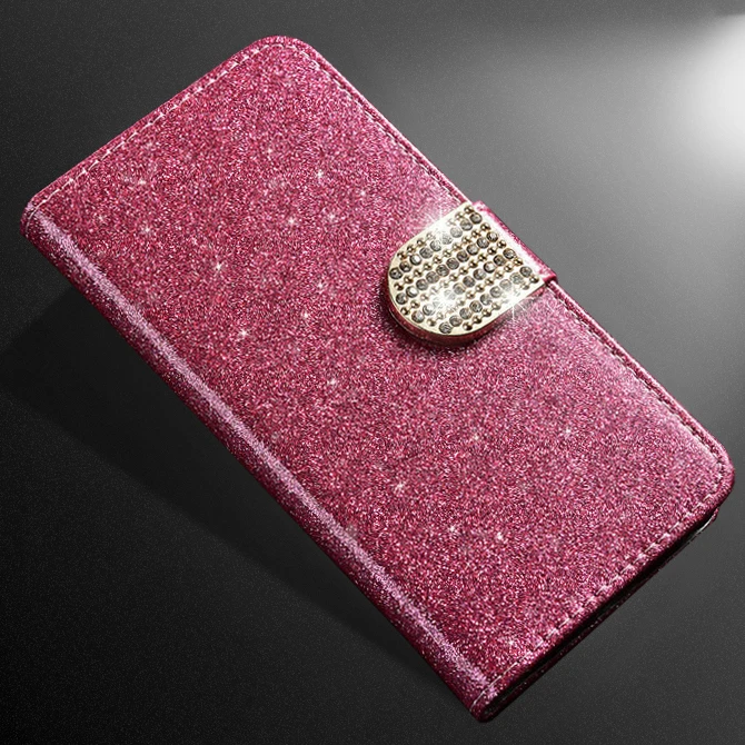 rose red diamond Роскошный кожаный чехол-книжка для samsung Galaxy A6 A7 A8 A50 J4 J6 J8 J6 Plus A2 Core Магнитный чехол-кошелек - Цвет: rose red diamond
