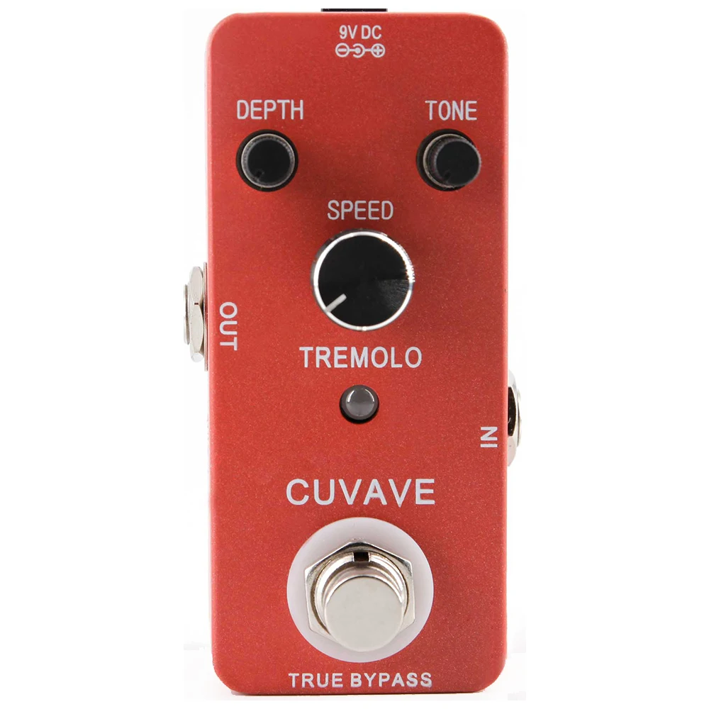 CUVAVE TREMOLO гитарный эффект педаль эффектов Stompbox для электрической гитары истинная