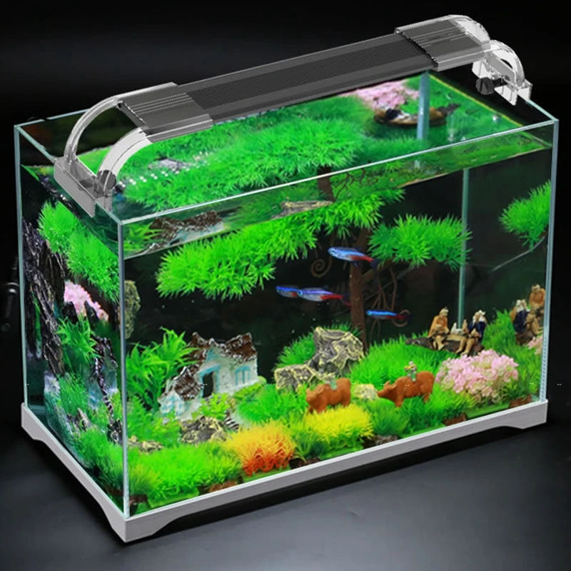 

Special For Water Grass Anubias Barteri Fish Tank Lamp Matte Black Waterproof Aquarium LED Bracket Light