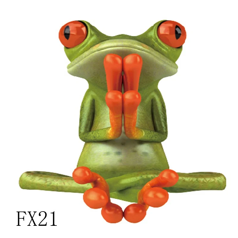 

NEW 3D Funny Frog Toilet Sticker Creative Green Frog Wall Stickers Pegatinas Vinyl Waterproof Bathroom Wc Sticker Home Decor