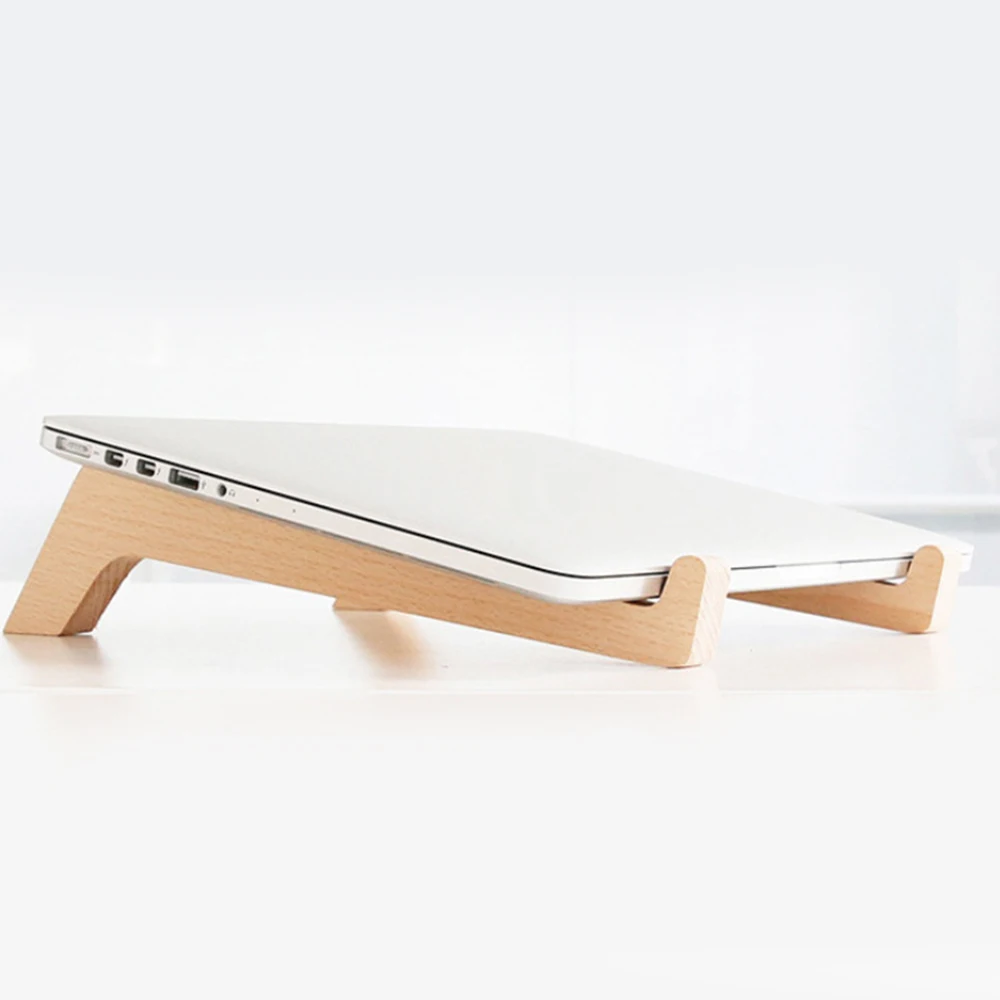 Портативная деревянная стойка для монитора настольного компьютера подставка