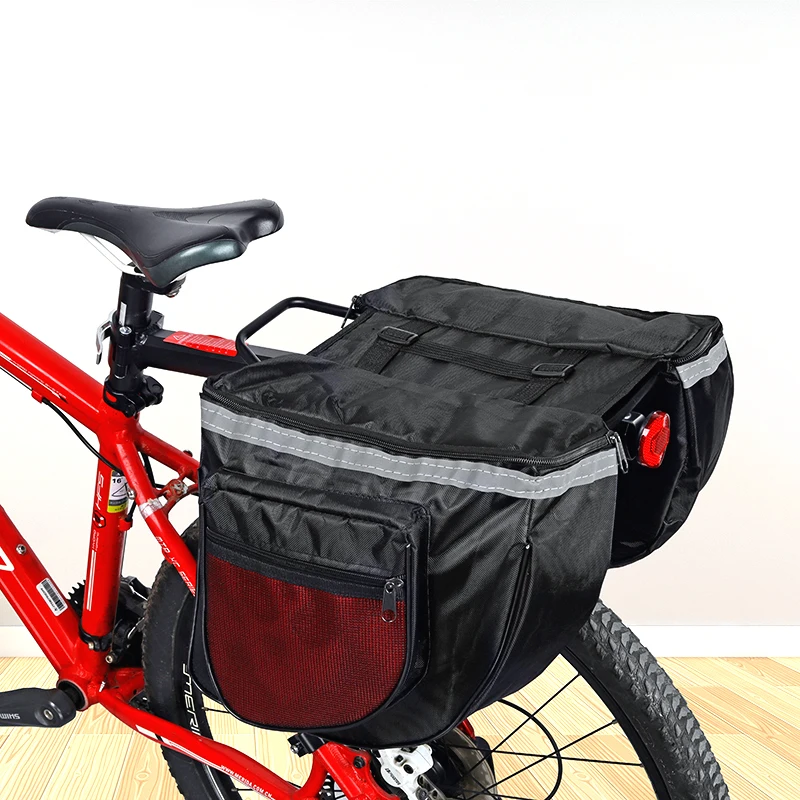 25L Водонепроницаемый корзины с двойной спинкой MTB заднего сиденья хвостовой