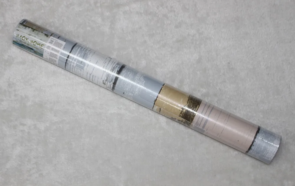 HaokHome винтажные деревянные панели пилинг и палка Обои Желтый/Lt.