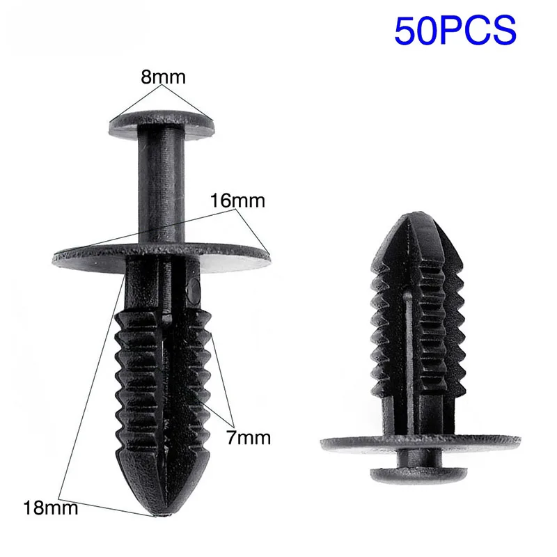 Накладка на бампер интерьер 50 шт. пластина автомобиля фиксированные зажимы