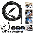 Камера-Эндоскоп, 7 мм, 1 м, 2 м, 3,5 м, 5 м, для проверки телефонов Android, объектив камеры, трубка для проверки эндоскопа, водонепроницаемая, IP68, 480P HD, кабель micro USB