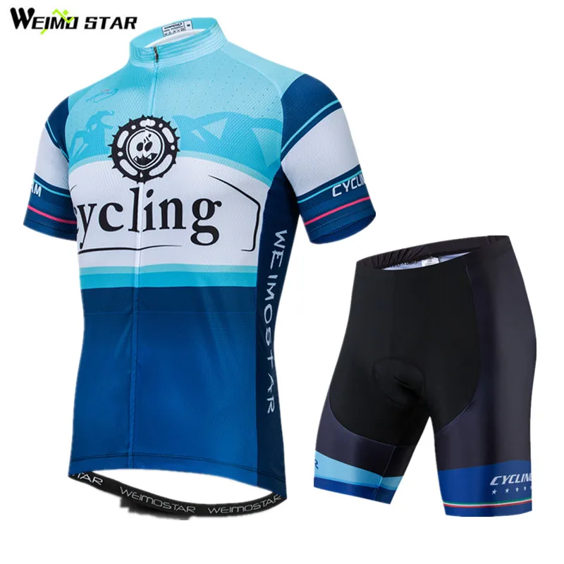 

Weimostar Pro Team Cycling Clothing 2019 Men Gel Pad Bicycle Clothing Summer Cycling Jersey Set MTB Bike Jersey Road Cycle Wear