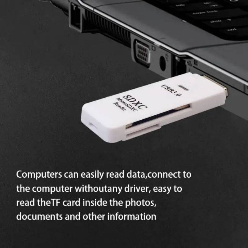 Portable 2 in 1 memory card reader usb 3.0 adapter for SD/TF micro SD PC computer laptop accessories S01 | Компьютеры и офис