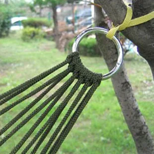 

Outdoor Travel Camping Hammock Garden Portable Nylon Hang Mesh Net Sleeping Bed