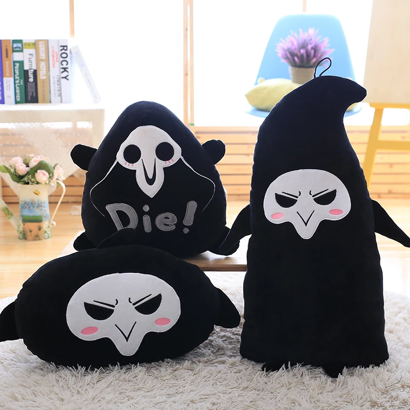 Плюшевая подушка мрачного Жнеца игрушки мягкая набивная плюшевая забавная