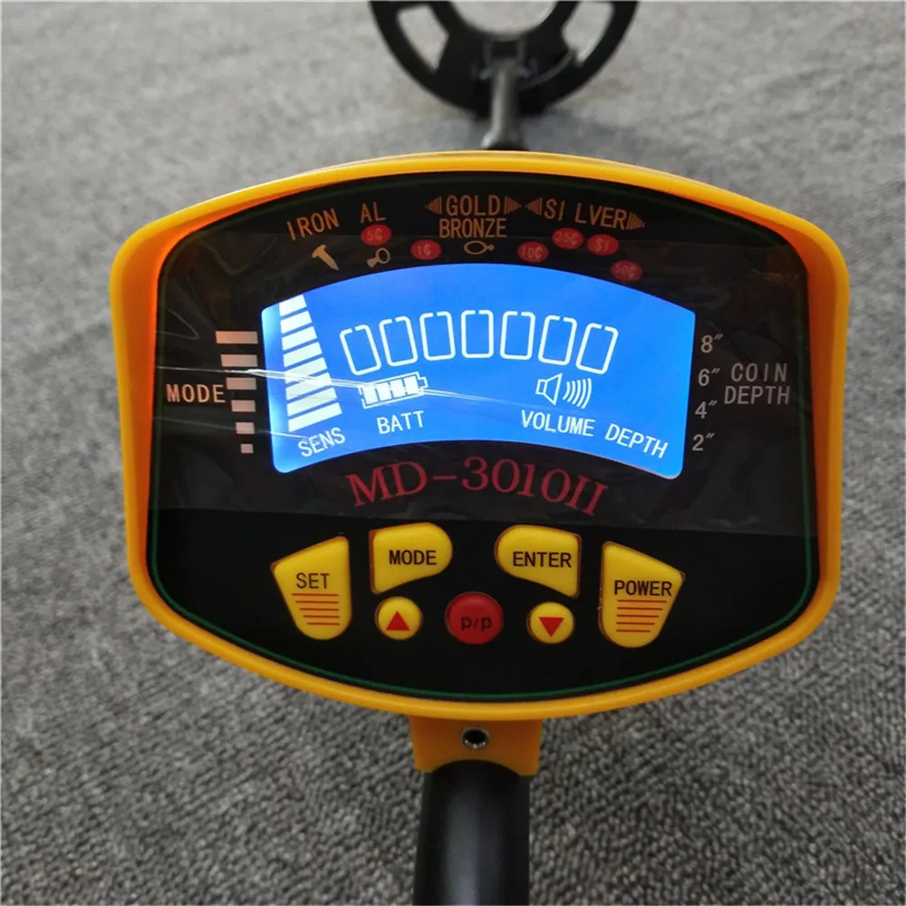 Профессиональный Подземный металлоискатель MD3010II сокровище золотоискатель MD-3010II ЖК-дисплей высокая чувствительность поисковый инструмент