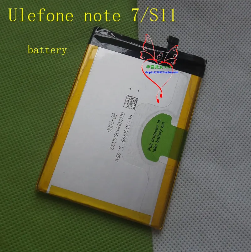 Оригинальный ulefone note 7 S11 новый аккумулятор 6 1 дюйма ULEFONE Мобильный телефон 3430