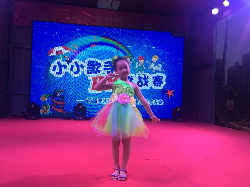 Яркое платье для сальсы с цветочным принтом девочек сексуальный современный