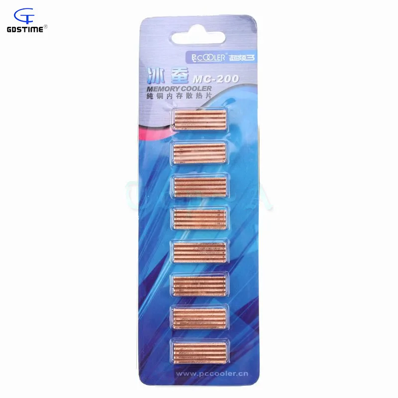 Радиатор Gdstime для оперативной памяти DDR2 DDR3 22x8x5 мм | Компьютеры и офис