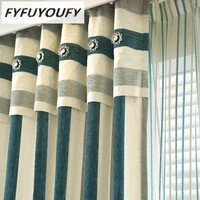 mediterranean striped curtains for living roomblack out curtain for bedroomhigh grade massiness soft charpie curtain and tulle