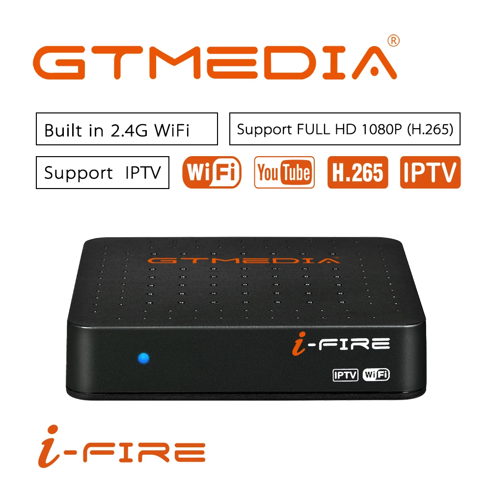 Gtmedia IFIRE Android 6,0 спутниковый ресивер IP tv BOX Встроенный 2,4G WiFi Поддержка IPTV Xtream IP tv Сталкер IP tv Youtube tv box