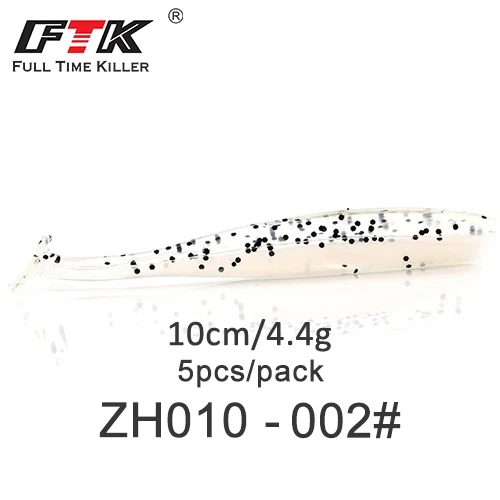 5pcs-ZH010-002 Приманка для рыбалки от ftk 70 мм/75 мм/85 мм/100 мм воблеры Shad Карп мягкие приманки для рыбалки Swimbaits силиконовые джиг искусственные приманки - Цвет: 5pcs-ZH010-002