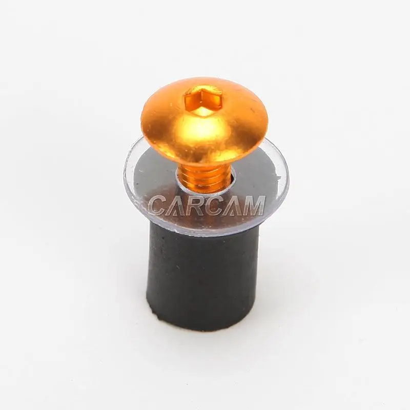 6x M5 Золотой Мотоцикл ветрового стекла болты винт для Yamaha Kawasaki Suzuki Ducati Honda Triumph KTM Can