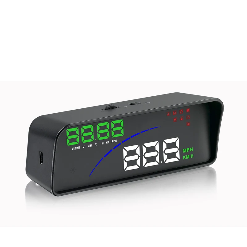 2018 Новый цифровой спидометр умный компьютер OBD 2 потребление данных головки вверх