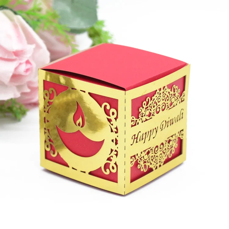 

Счастливый Diwali лазер резка индийский diwali сладкие коробки