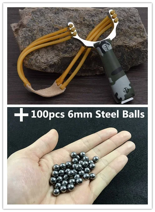 Camo plus 6mm ball VILEAD мощный алюминиевый сплав Рогатка Арбалет Охота Слинг стрельба катапульта камуфляж лук Открытый Кемпинг дорожные наборы - Цвет: Camo plus 6mm ball