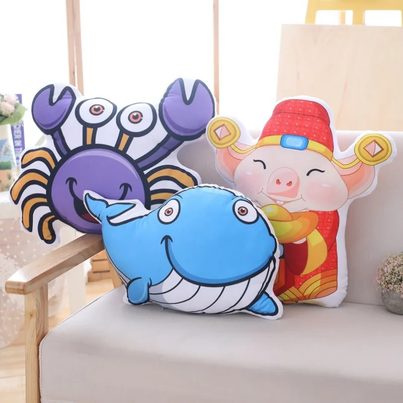 Kawaii с животными из мультфильмов для подушки мягкая плюшевая игрушка Болстер