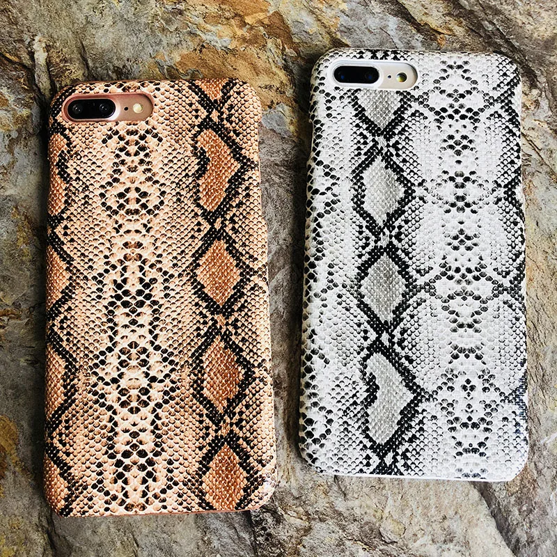 Винтажный чехол для телефона из змеиной кожи iPhone X XR XS Max 11 Pro геометрический