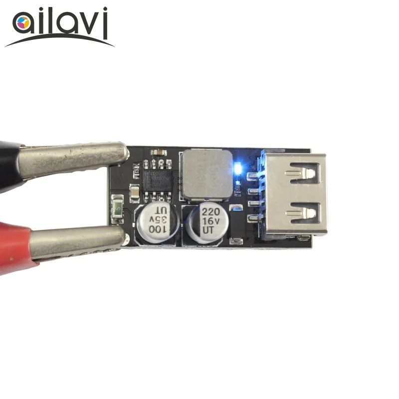 10 шт. DC-DC модуль питания 6V-32V12V24V к QC3.0 Быстрая зарядка один usb зарядка конвертер доска для iPhone huawei FCP