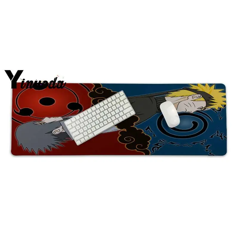 Yinuoda Наруто Саске и UchihaMadara клавиатура коврики для игровой мыши Размер для 300*700*2 мм и 300*900*2 мм коврик для игровой мыши