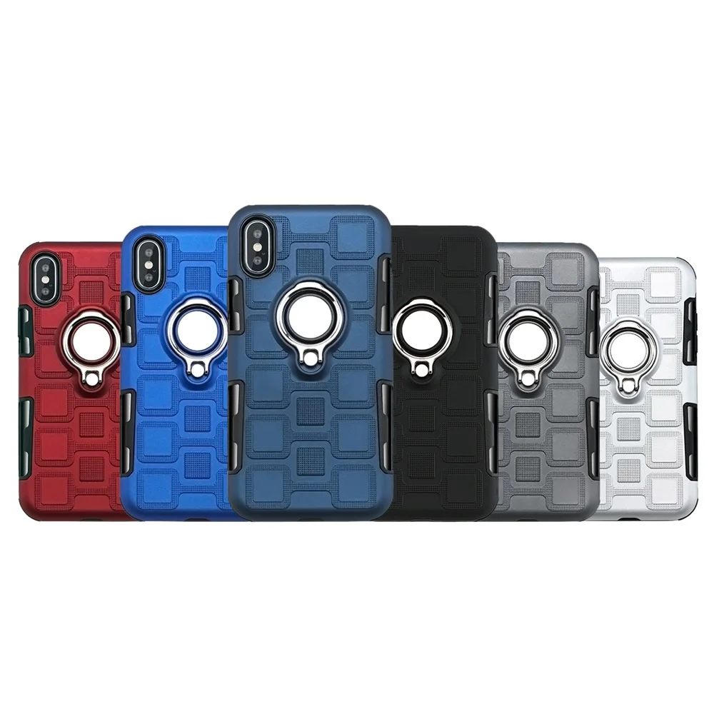 Luxury Car Holder Magnetic Ring Cases 360 Degree Rotating Cover Phone Case for iphone6/7/8 plus/X//XS max |