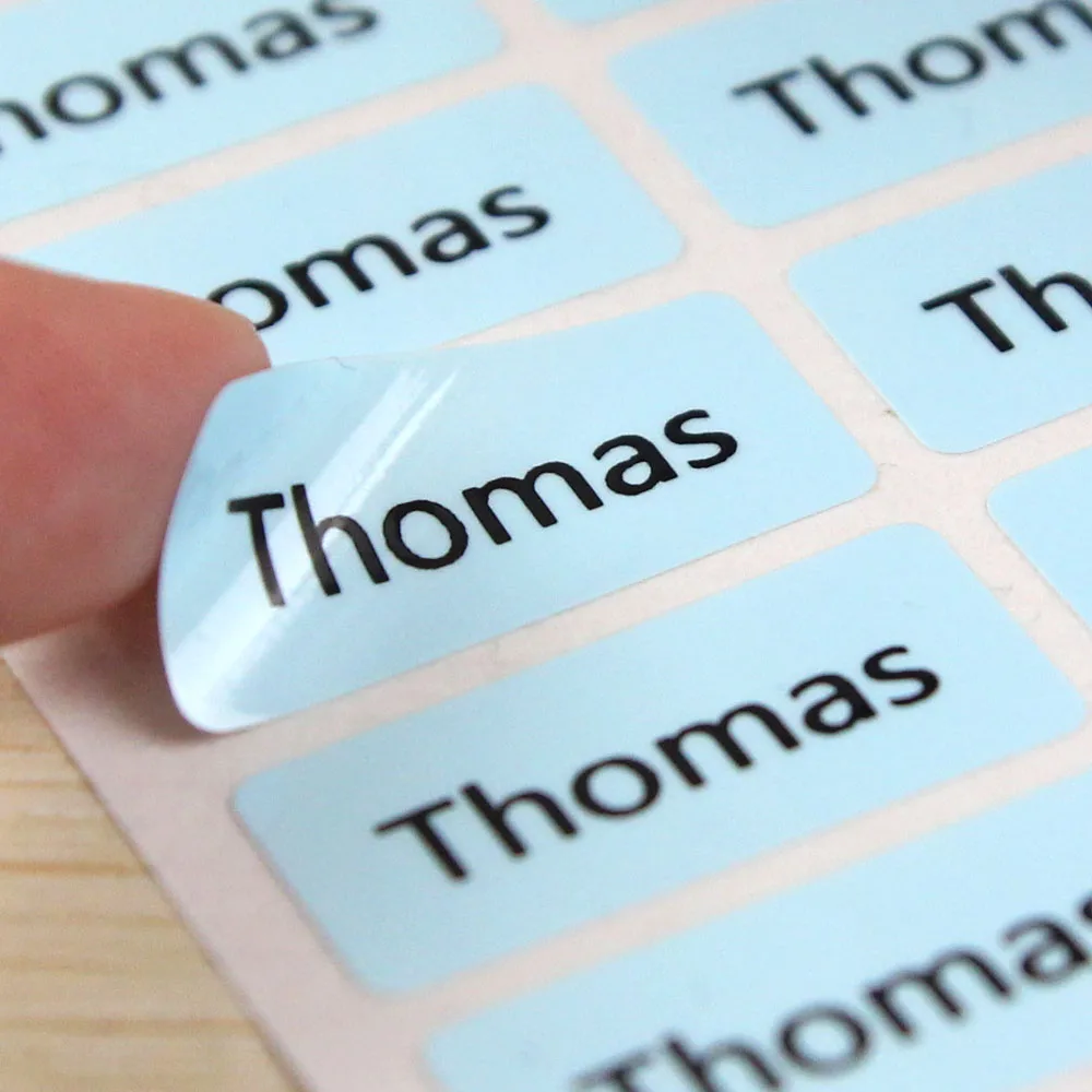 60 шт. наклейки для имени персонализированные этикетки водонепроницаемые бизнеса
