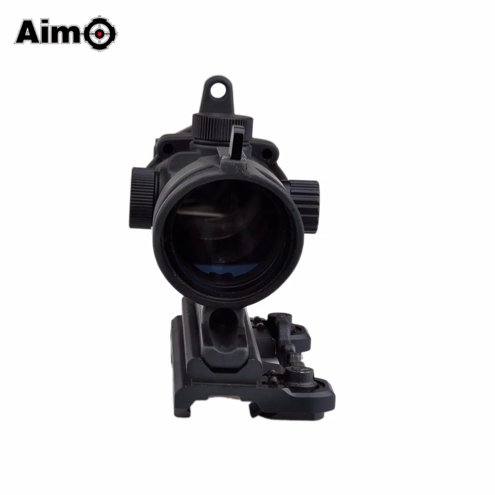 Aim O ACOG 4x32 красно Зеленая Сетка с креплением прицел охотничий аксессуар AO5319|acog