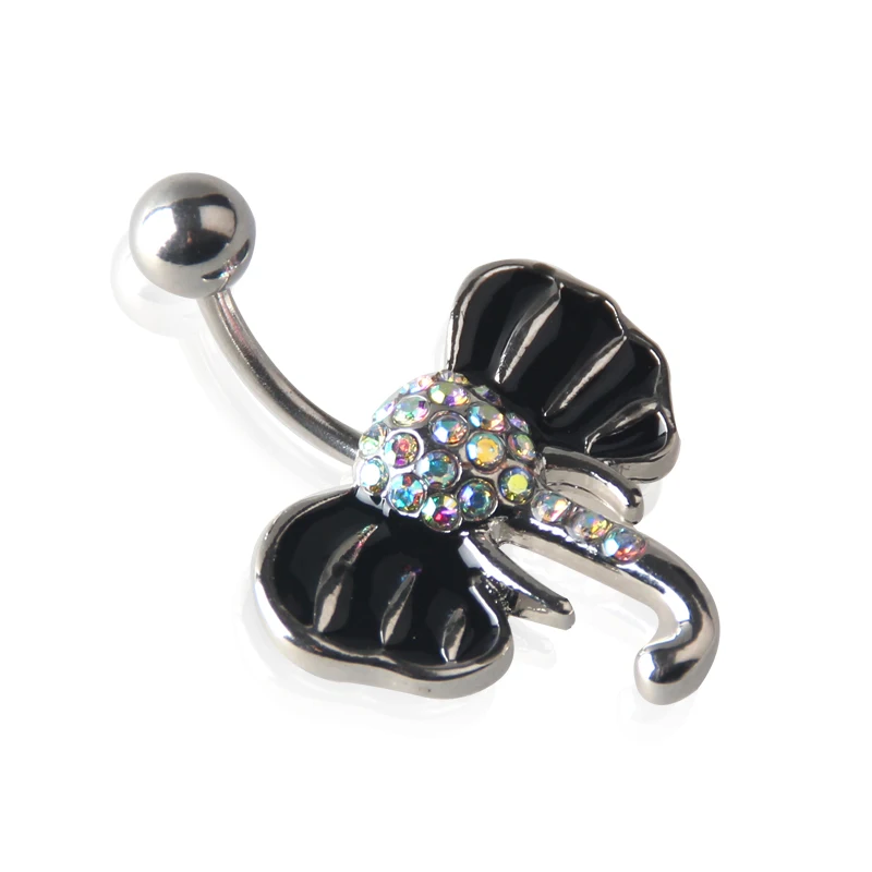 Новинка 2017 милые украшения для пирсинга головы слона очень красивые кольца на