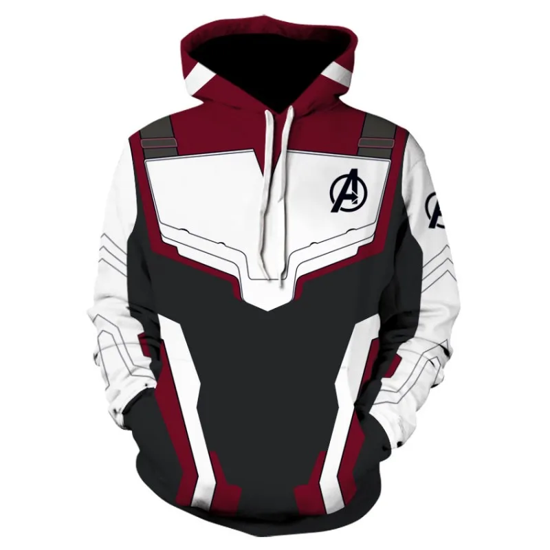 2019 new Cosplay avengers men's sweatshirt casual hoodie printed pullover long sleeve style | Мужская одежда