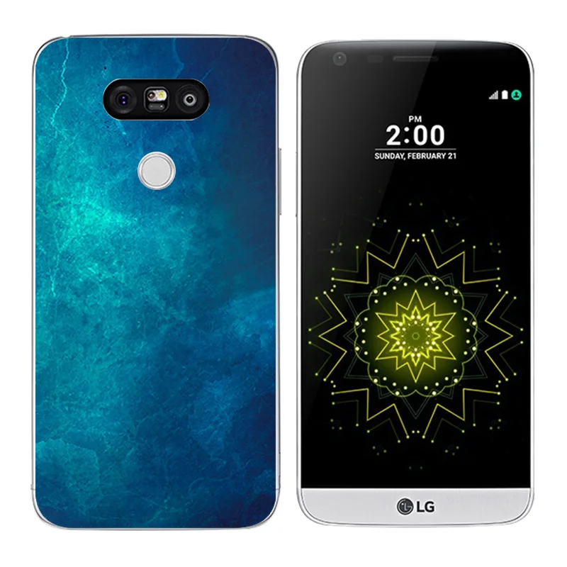 Для Coque LG G5 чехол ТПУ прозрачный для телефона с принтом сосны силиконовый мягкий