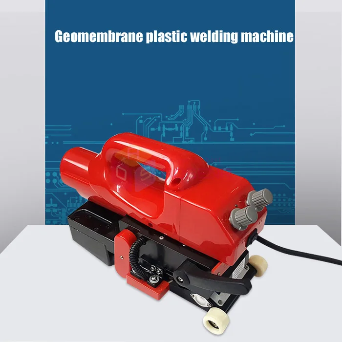 220V 1100W лист HDPE геомембранный сварочный аппарат горячего клина Пластик лайнер ПВХ