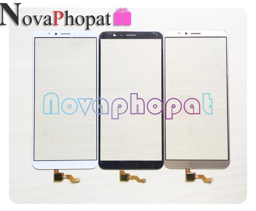 

10 шт. Novaphopat сенсорный экран для Huawei Honor 7X Honor7X сенсорный экран дигитайзер стеклянная панель Замена экрана