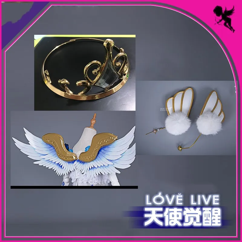 LoveLive! Sunshine Watanabe You Kurosawa Ruby Angel Awaken реквизит для косплея крылья + ушные части