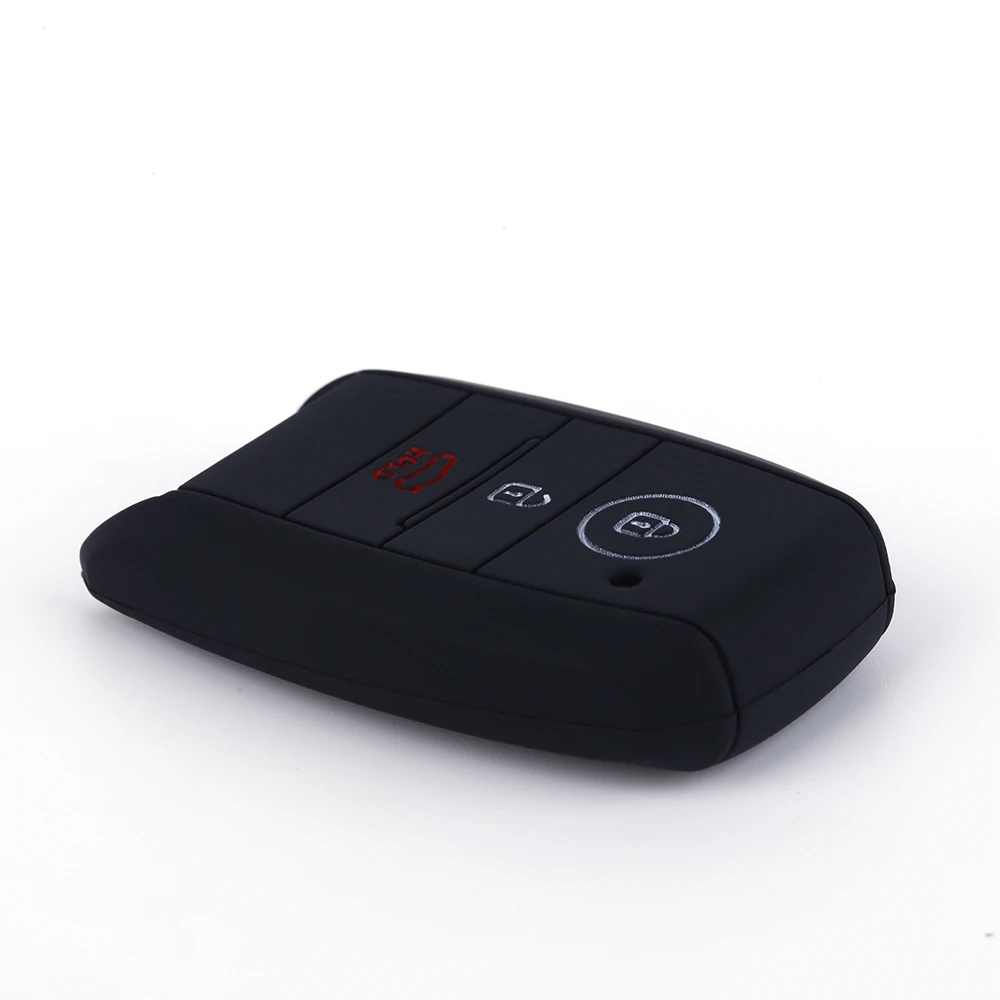 Cheap 3 Button Silicone Car Remote Key Fob Shell Cover Case For Kia Rio Ceed Soul Sportage Sorento Carens Picanto Skin Holder | Автомобили