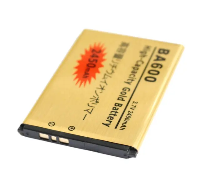 Ciszean 1x2450 мА/ч BA600 3.7VDC золото запасная Li-Ion Батарея для U Кумкват ST25i ST25C мА/ч.