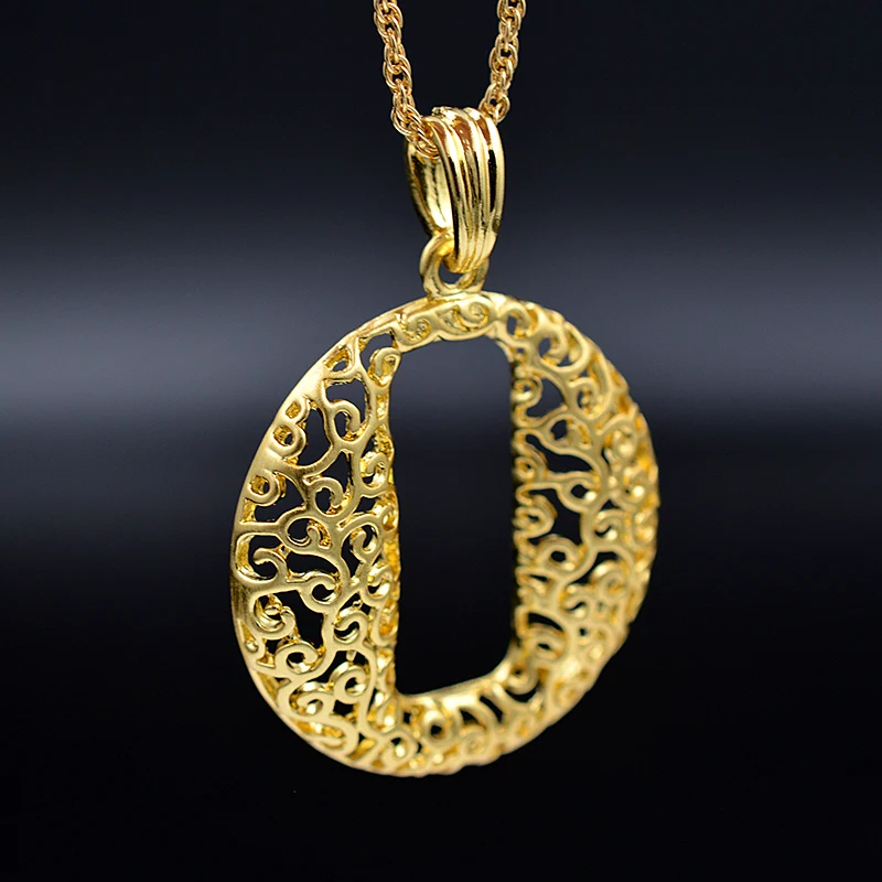 Ювелирные изделия Sunny Jewelry из сплава полые круглые модные ювелирные 2021 колье
