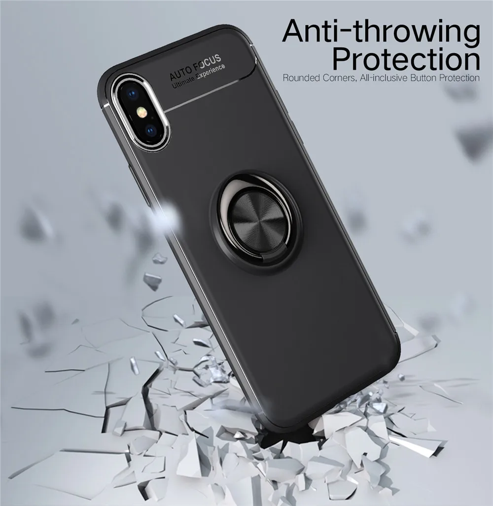 Для iPhone 7 8 Plus для Apple чехол телефона автомобильный держатель подставка магнитный