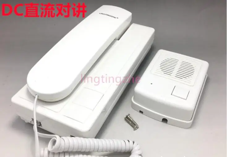 200m Home office building wired audio intercom interphone doorbell chime with lock opening for gate motor opener access | Безопасность и