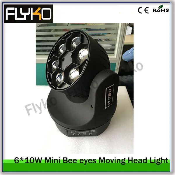 

Светодиодный луч света 6*10 Вт мини пчелиный глаз сценический свет движущийся головной свет