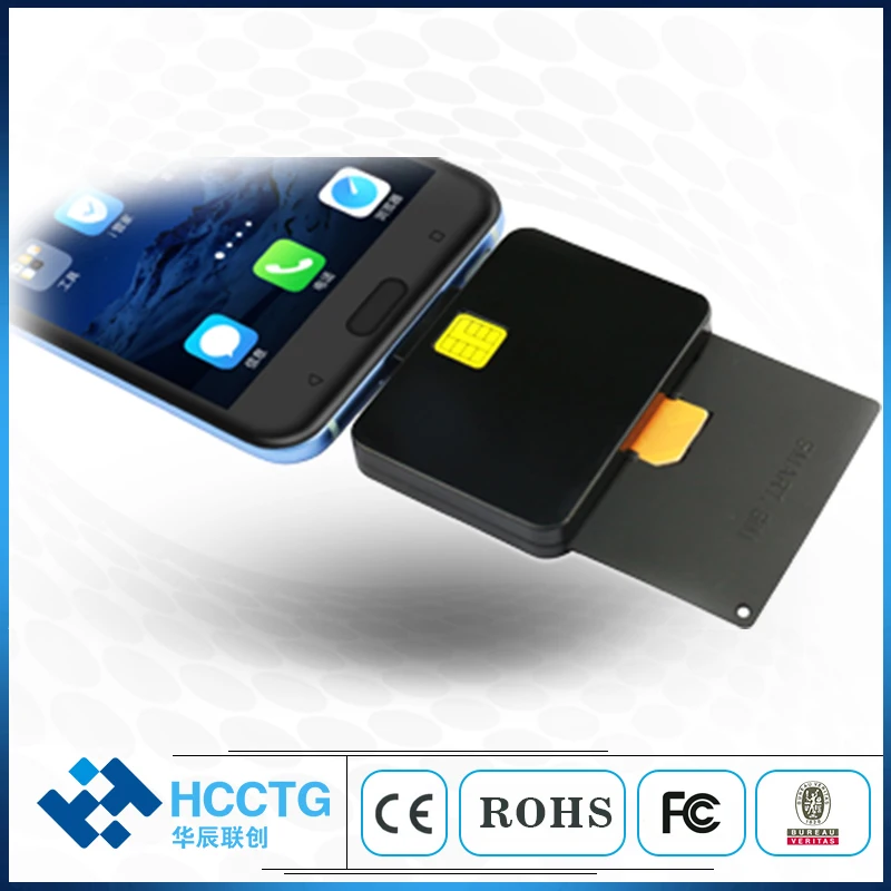 Портативный считыватель смарт-карт DCR32 Micro Usb Paypal | Компьютеры и офис