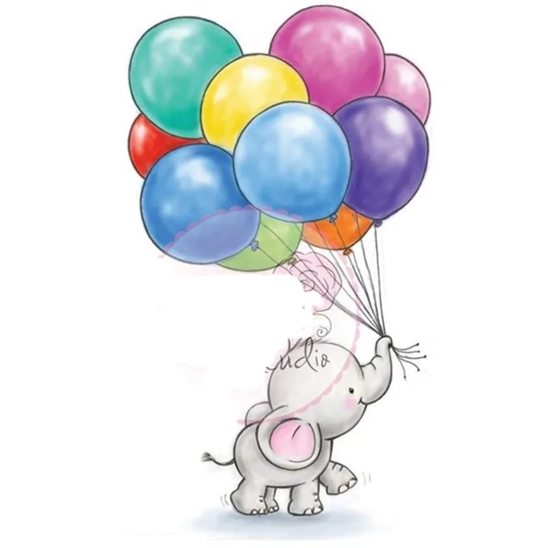 Симпатичные прозрачные силиконовые штампы для сделай сам скрапбукинга