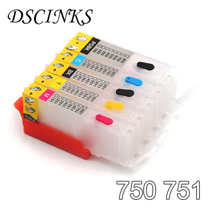 PGI 750 CLI 751 чернильный картридж для Canon IP7270 IP8770 MG5470 MG5570 MG5670 MG6370 MG6470 MG6670 MG6770 MG7170 MG7570 MX727